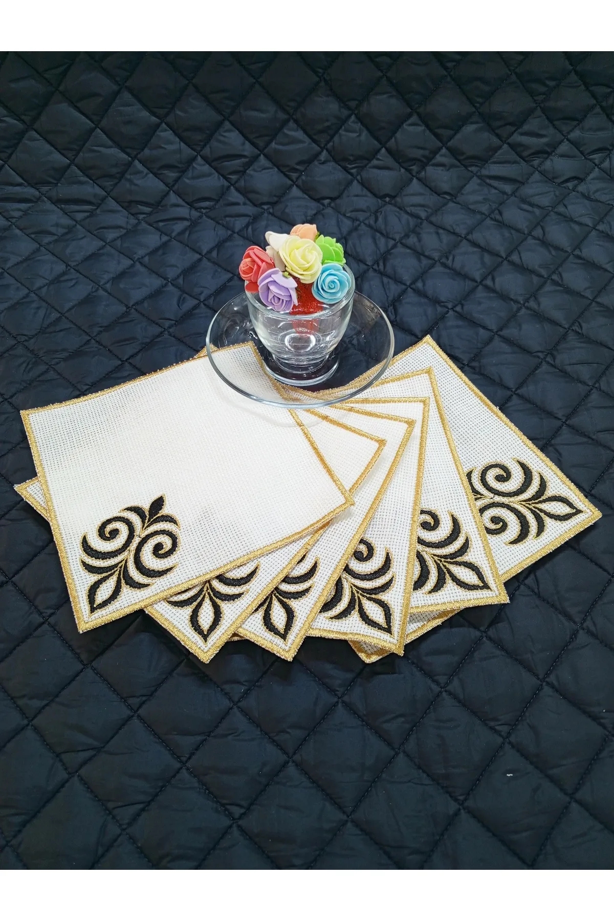 MARAŞ 1 EKRU SUNUM PEÇETESİ 6 ADET - 6 ADET  -