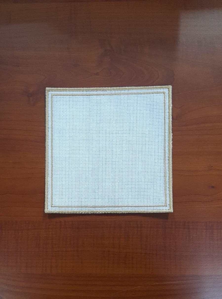 İÇ İÇE KARE GOLD SUNUM PEÇETESİ  - 6 ADET  -