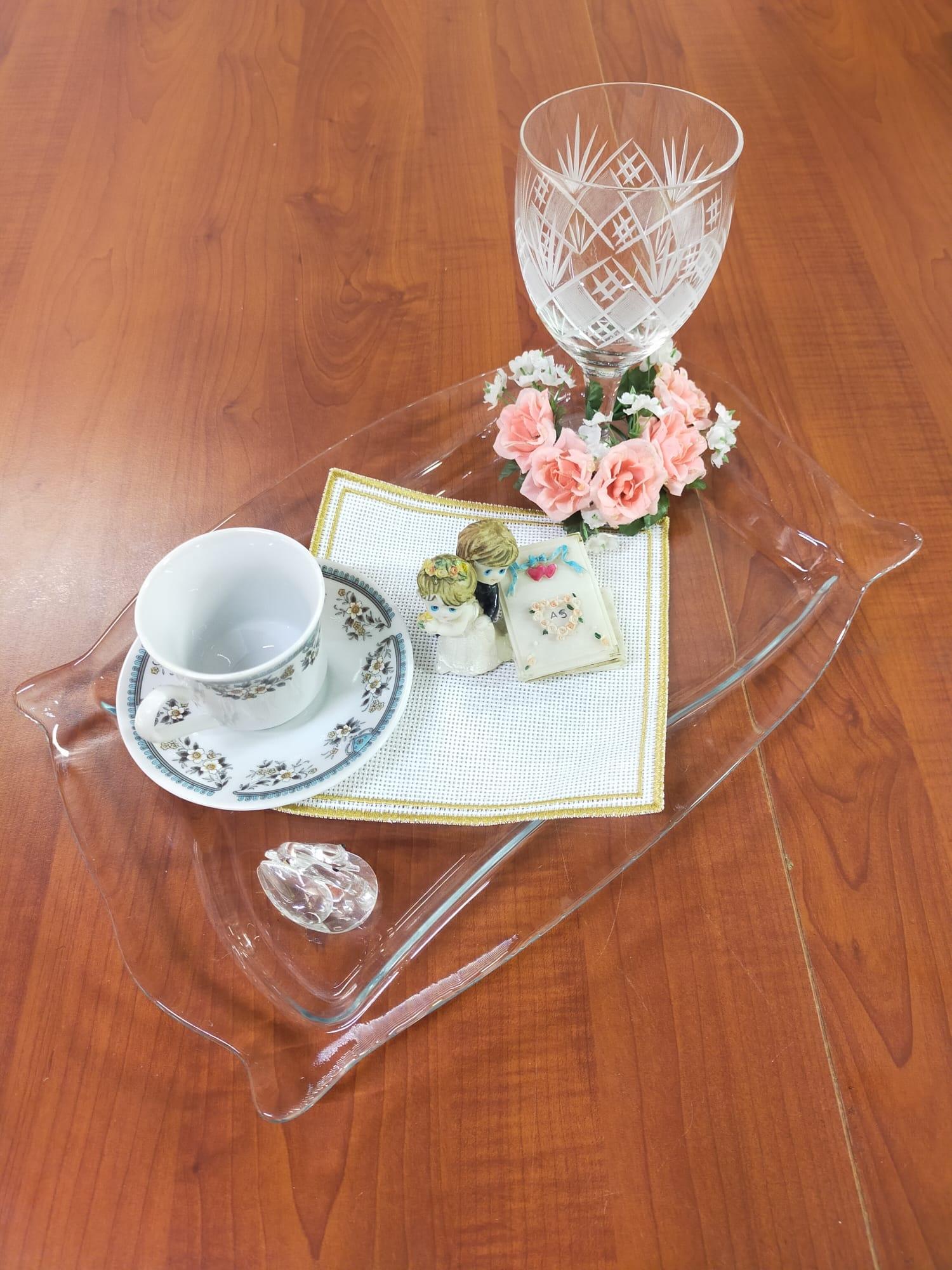 İÇ İÇE KARE GOLD SUNUM PEÇETESİ  - 6 ADET  -