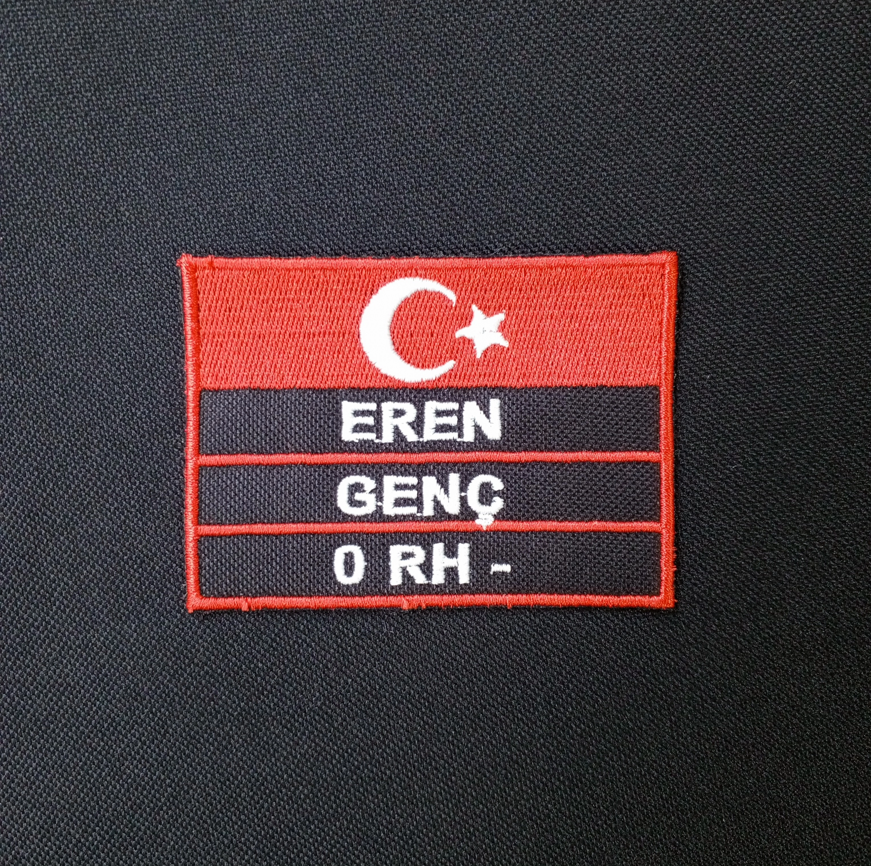 İsimlik 2 - Kan Grubu İsim Bayrak 10x7 cm