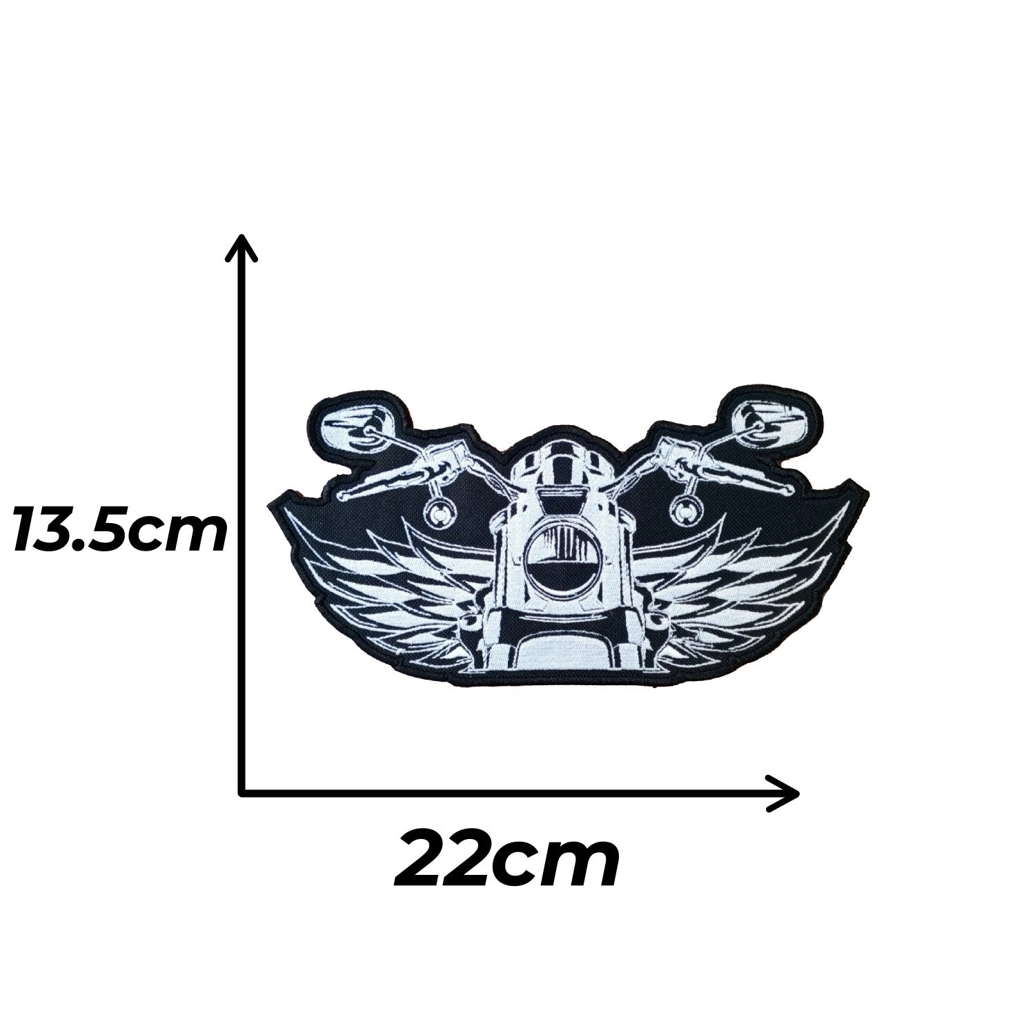 Kanatlı Chopper Motorcu Nakışı
