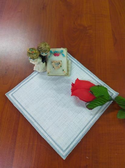 İÇ İÇE KARE GÜMÜŞ SUNUM PEÇETESİ