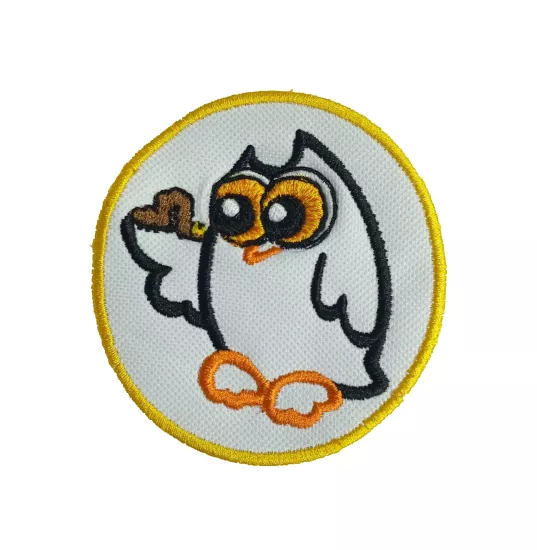 Tırtıllı Baykuş Arma, Nakış Patch, Aksesuar