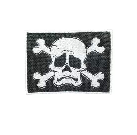 Üzgün Kurukafa Arma, Nakış Patch, Aksesuar