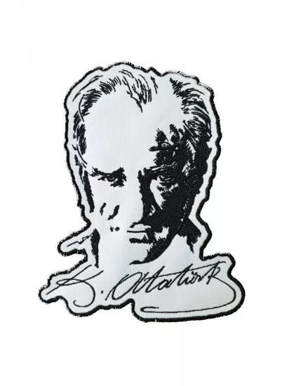 Atatürk Portre Arma, Mototiklet sırt, Patch