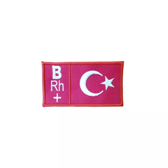 Türk Bayraklı B Rh+ Kan Grubu, Nakış Arma Patch