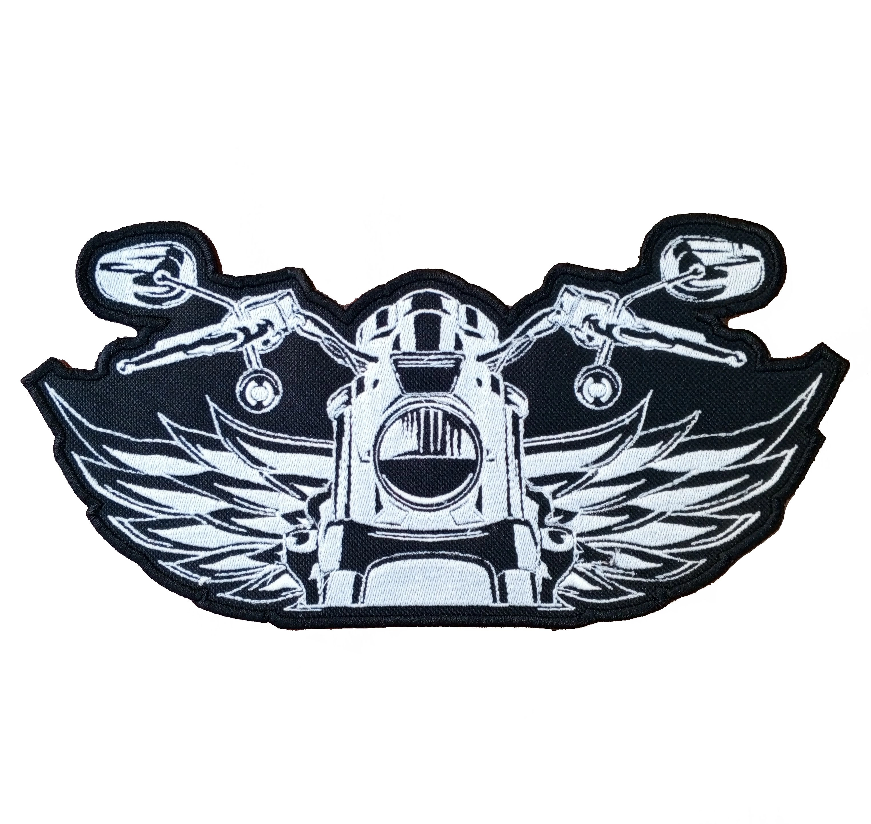 Kanatlı Chopper Motorcu Nakışı